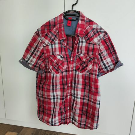 Herren Kurzarm Hemd in M (edc by Esprit)