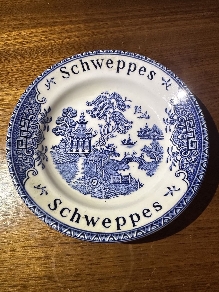 Sottobicchieri: Assiette de collection Schweppes vintage – Usato da St-Maurice venduto da Gigione01