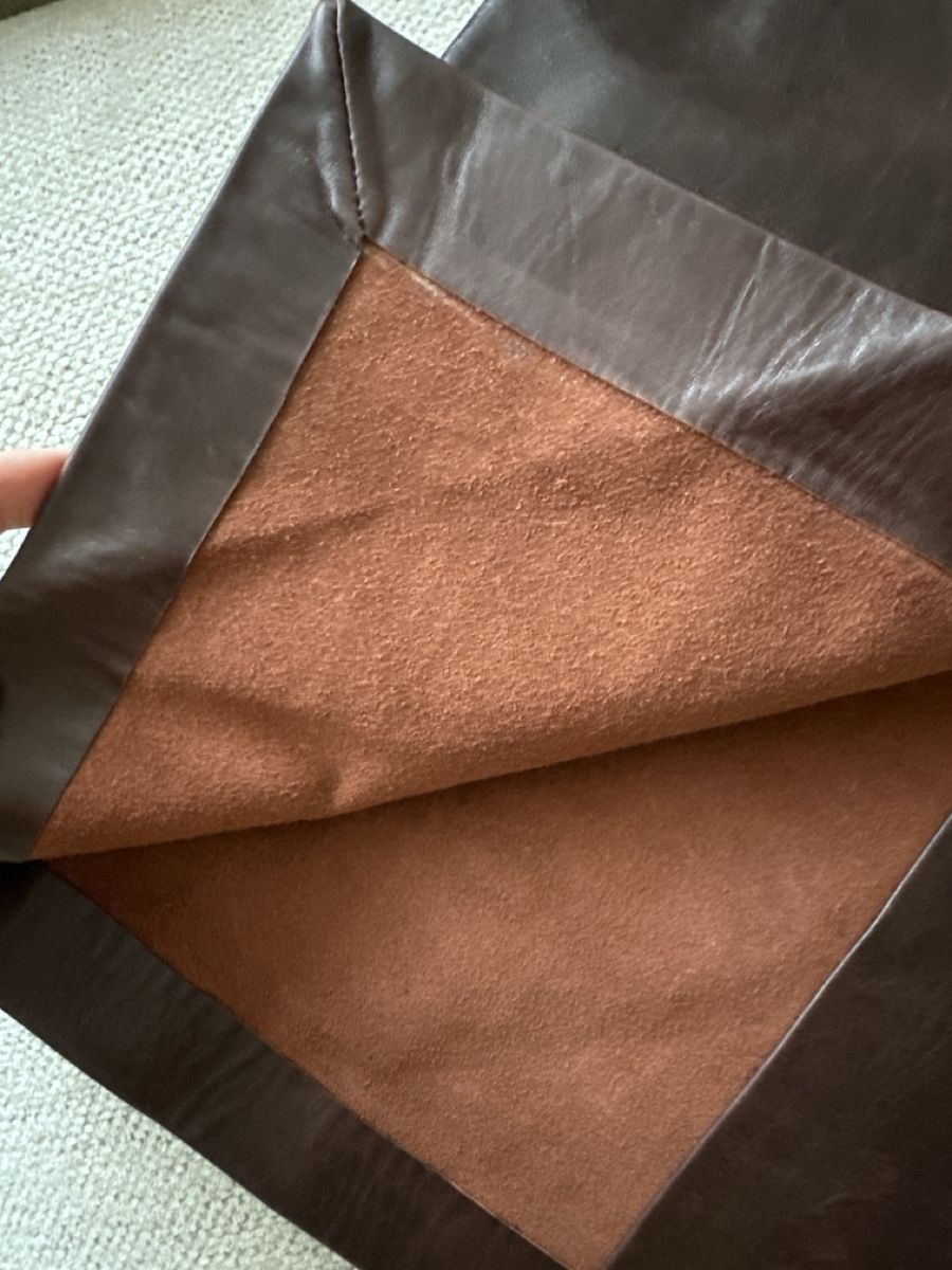 Zara Gonne: Distressed leather skirt – Nuovo e nell'imballaggio originale da Adliswil venduto da Maro_7 2