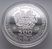 REP. ARMENIEN - 2011 - 500 DRAM - ARCHE NOAH 1 OZ FEINSILBER