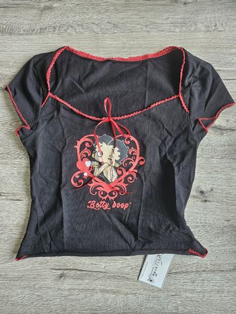 Betty Boop T-Shirt, schwarz, Grösse S, neu mit Etikett!