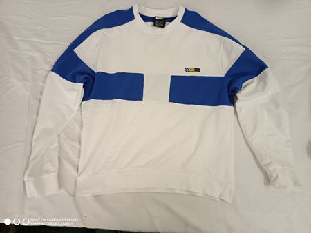 Nike Pullover Archiv Reissue 1987 Weiss Blau Grösse XS