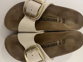Birkenstock Sandalen Grösse 37 beige mit Schnalle guter Zust