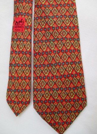 Hermès - Krawatte Seide Silk Floral Patterned Tie
