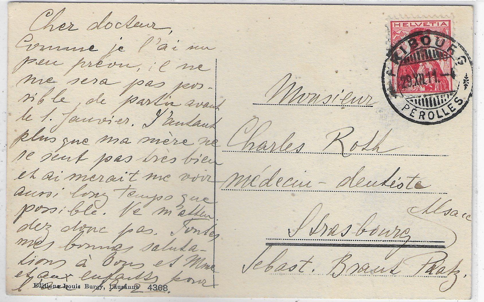 Cartoline postali: Fribourg - Sur le Pont suspendu  - animee – Usato da Ettingen venduto da Kartenplanet 1