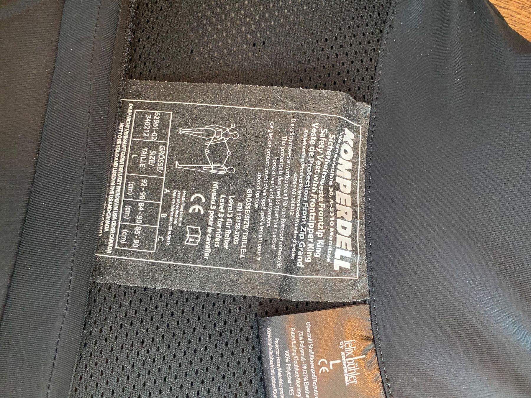 Felix Bühler Protezioni & Imbottiture: Anatomic 360 Sicherneitsweste Level 3 Grösse L – Nuovo (secondo la descrizione) da Willisau venduto da jemadesign. 3