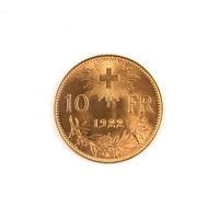 Goldvreneli 10Fr 1922
