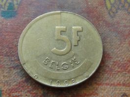 BELGIQUE  5  Francs  1993