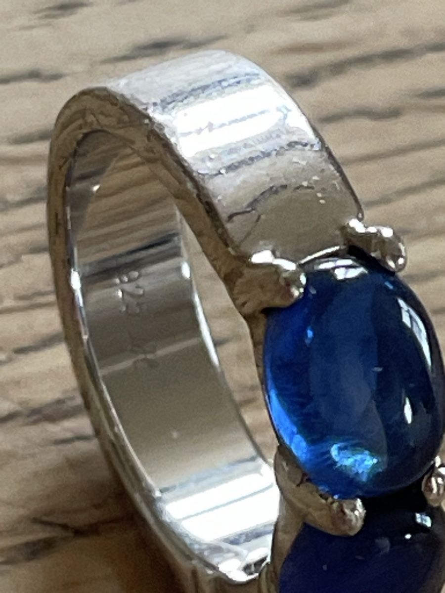 Ringe: Ring 925 Silber mit blauen Steinen – Gebraucht aus Flawil von Naphtali 4