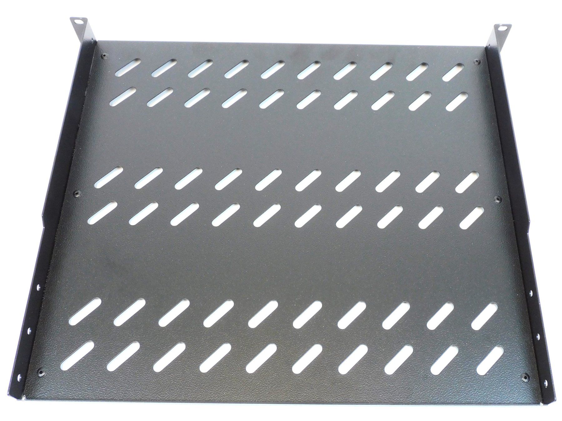 Racks & Cavalletti: DIGITUS 19" Fachboden schwarz – Nuovo e nell'imballaggio originale da Schaffhausen venduto da Restwert_SH