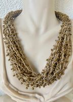 Rarität:  Vintage Collier & Armband- kunstvollste Handarbeit