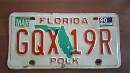 Nummernschild USA Plaque d'immatriculation Floride 