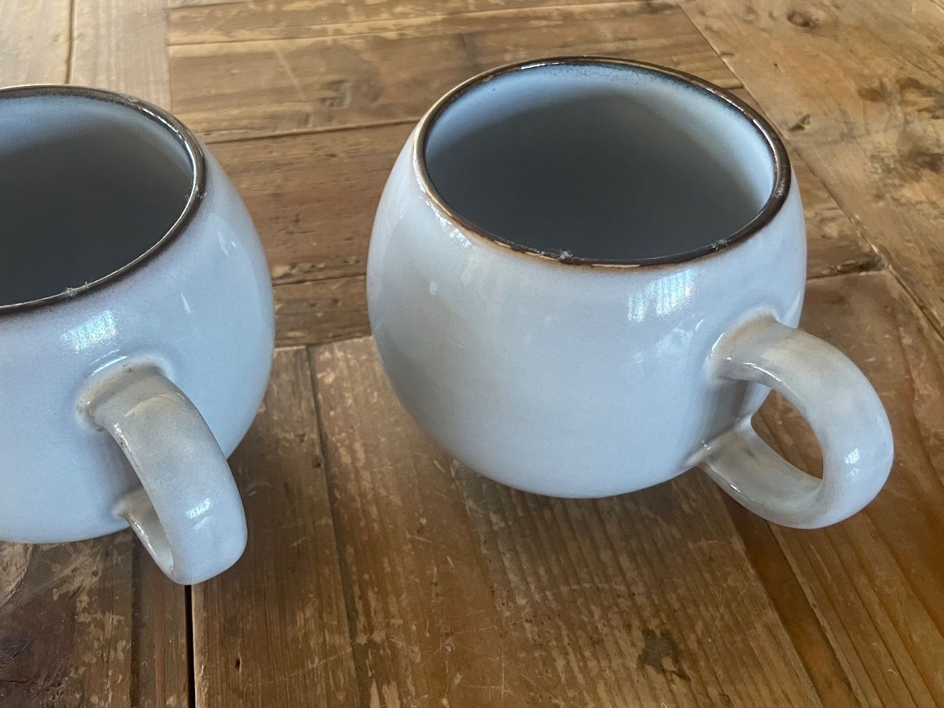Tassen: 2er Set grosse Tassen, Keramik, helles Blau – Gebraucht aus Wald ZH von shypi 2