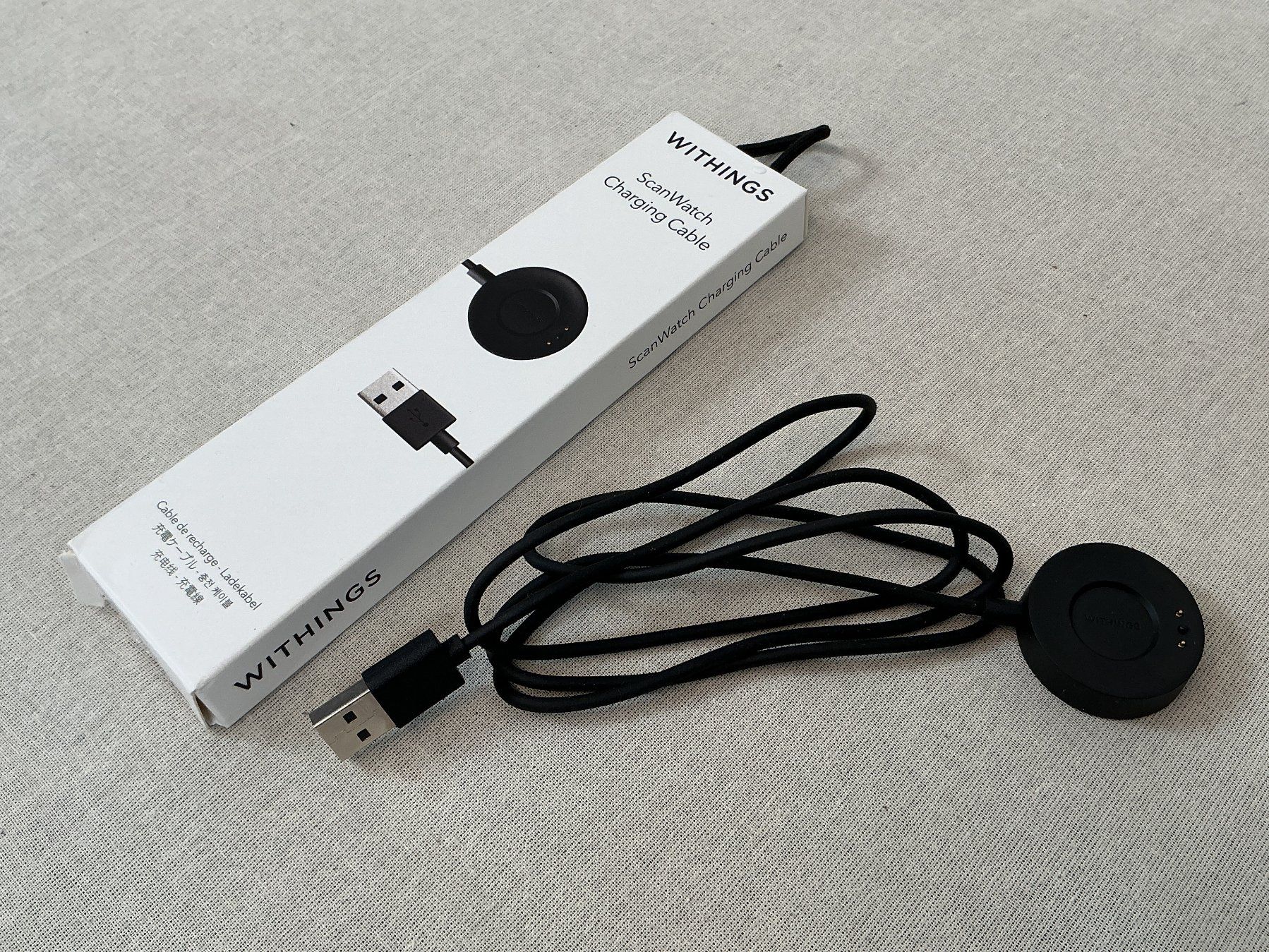 Accessori per Smartwatch: WITHINGS ScanWatch Ladekabel schwarz – Nuovo (secondo la descrizione) da Richterswil venduto da Restwert_Richterswil