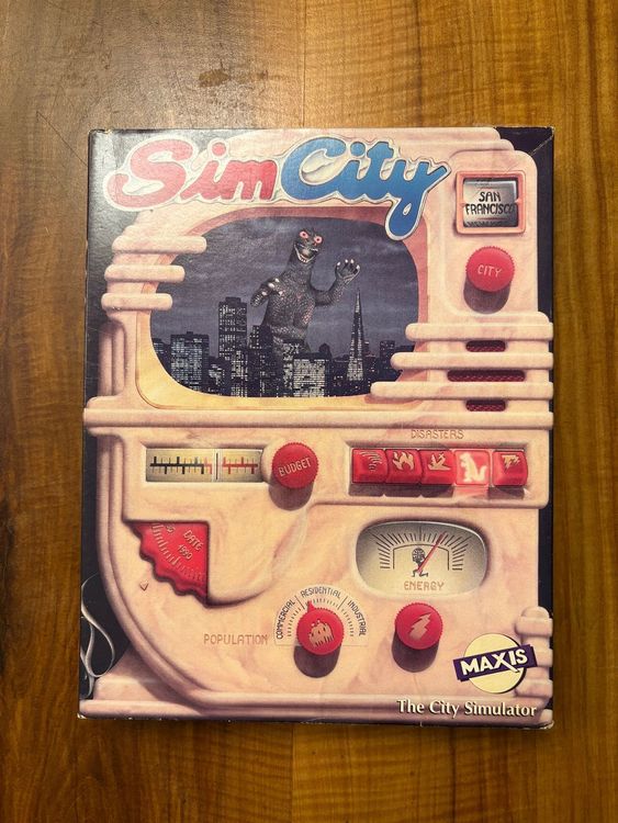 Amiga Spiel: Sim City (US Release / Godzilla Box) (Gebraucht) in ...