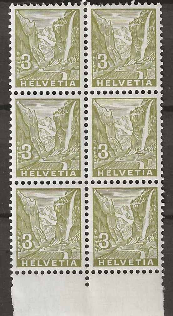 Tutti i francobolli: B0194 - Staubachfall 1934 en bloc de six  ** – Usato da Trélex venduto da Phil_Albert