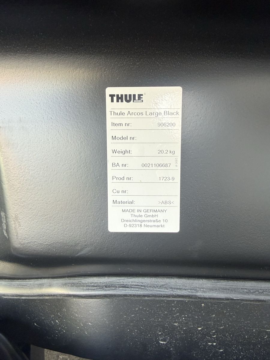Thule Dachboxen: Thule Box Acros L , ink Platform – Gebraucht aus Rotkreuz von 74max 2