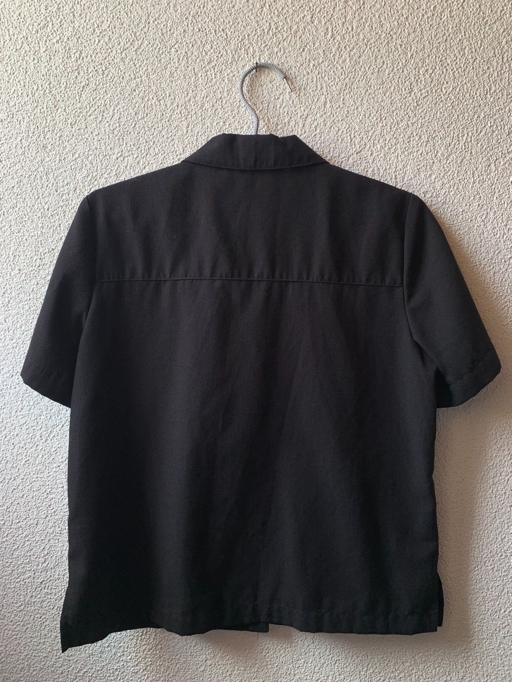 Camicette: Damen Bluse kurzarm schwarz Size 6 Sag Harbor – Usato da Hochfelden venduto da mmww.97 2