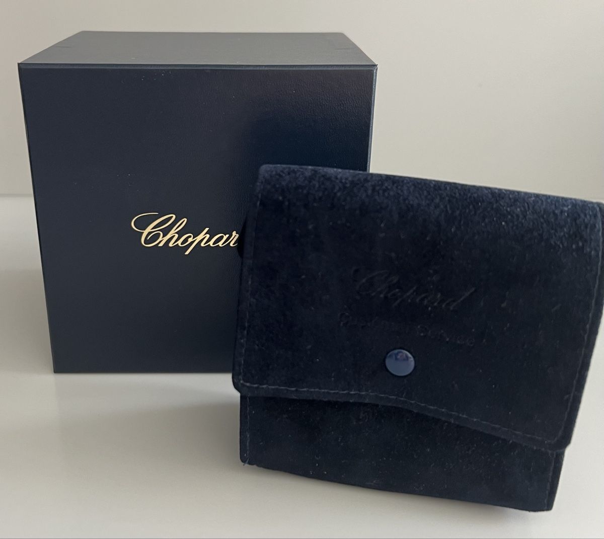 Scatole porta orologi: Chopard Uhrenbox und Servicebeutel neuwertig  – Nuovo (secondo la descrizione) da chur venduto da Ika11 1