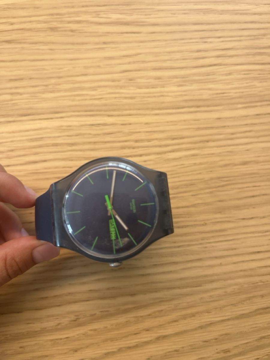 Swatch Montres: Swatch Uhr Gent Blau grün  – D'occasion à Solothurn par famflueh 2