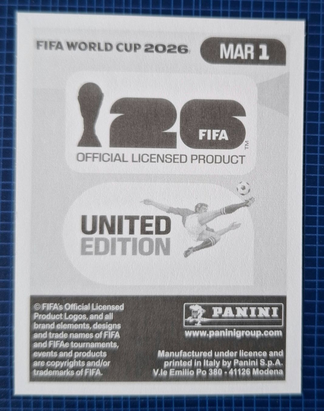 Panini Carte collezionabili: WM 2026 Paninibild Nr. MAR1 – Nuovo e nell'imballaggio originale da Rotkreuz venduto da keerthdi 1