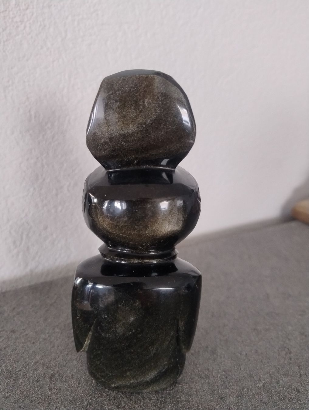 Mineralien & Heilsteine: Obsidian Figur,Handarbeit,655g – Gebraucht aus Zürich von flolo 3