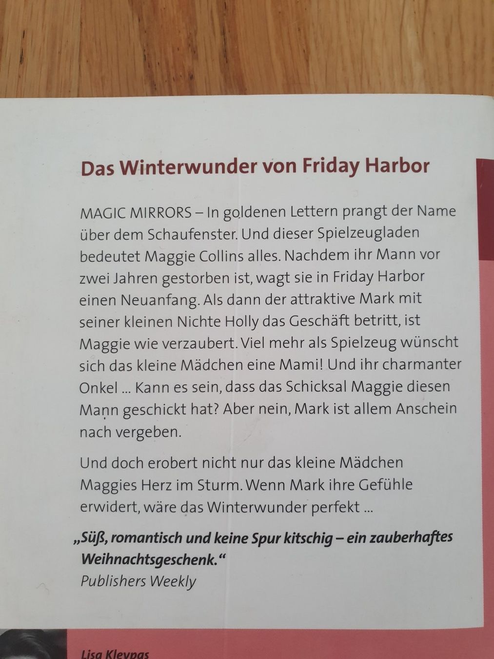 Bücher: Winterlicher Roman: Das Winterwunder von Friday Harbor – Gebraucht aus Moosseedorf von Sonnenschein.. 1