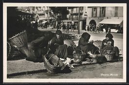 Locarno, Mercato, Markthändlerinnen mit