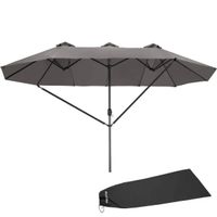 Sonnenschirm 460x270cm mit 3 Winddächern ZENVARO