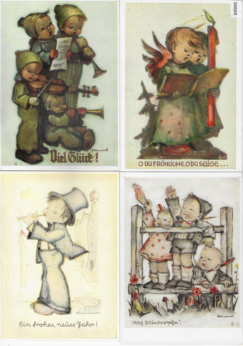 Cartoline postali: 4 AK B. Hummel – Usato da Ettingen venduto da Kartenplanet
