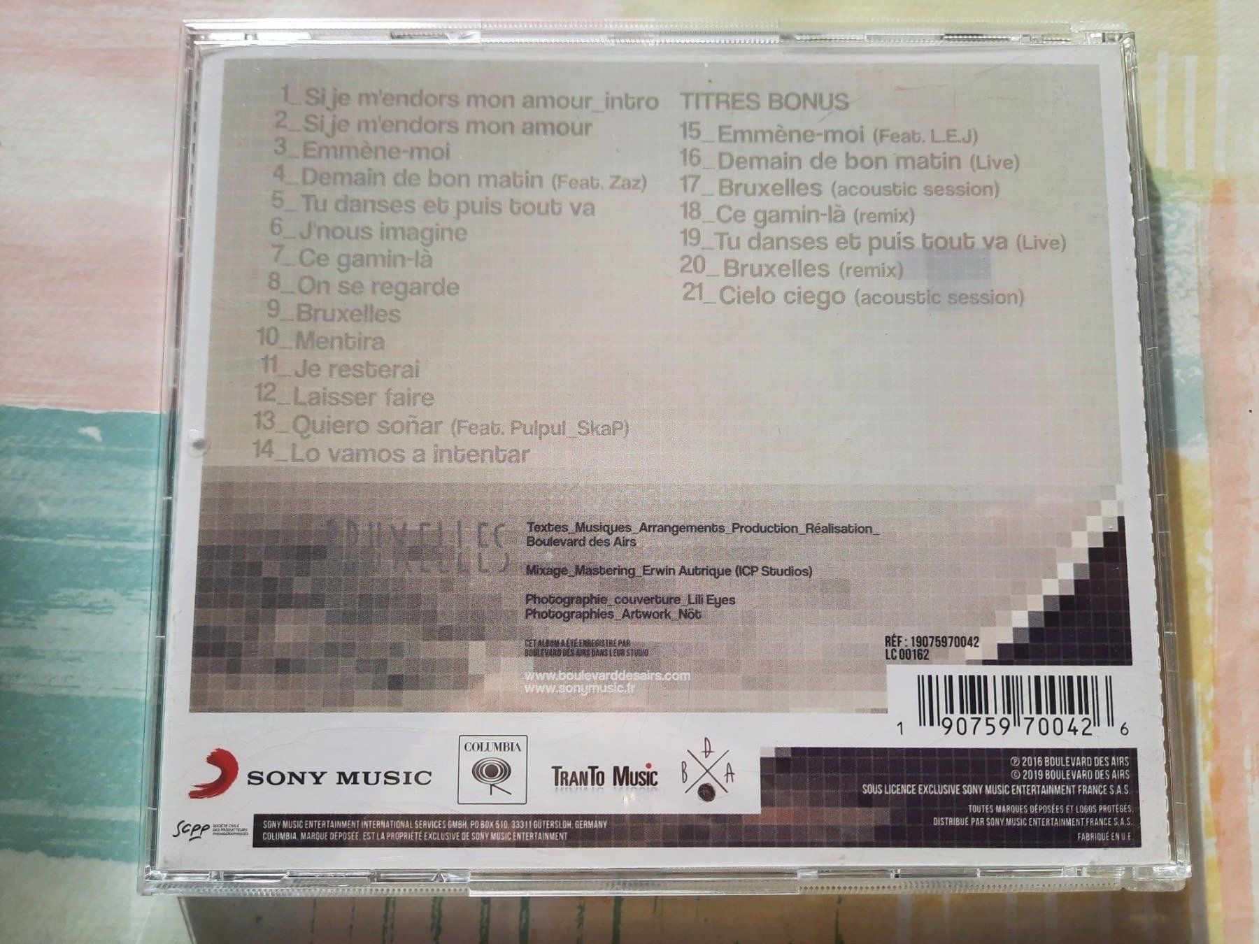 CD: CD Boulevard des Airs - Bruxelles – Usato da Pully venduto da bro_n52j 1