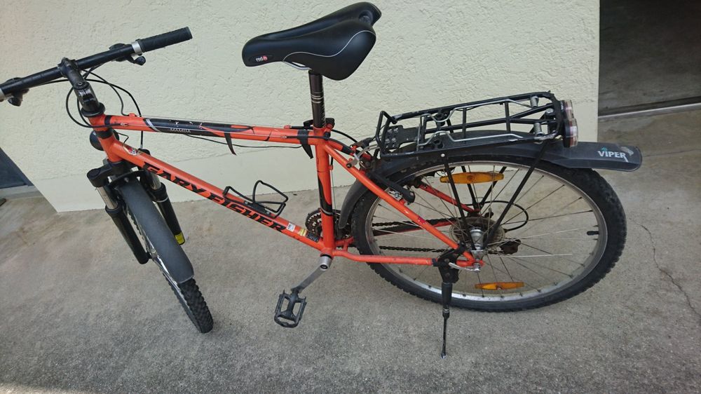 Cadre VTT Gary Fisher 80s 15.5 Petit Acier Rigide Fourche + Accessoires