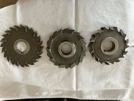 Scheibenfräser 3 Stück Schaftdurchmesser 40mm
