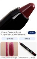 Chanel Le Rouge Crayon No 8 Cassis LipStick Pen NEW