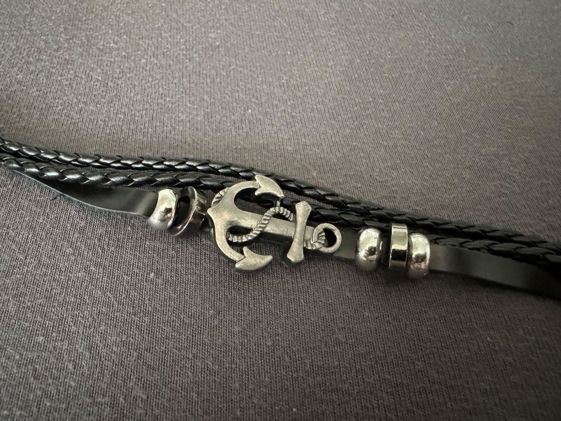 Bracciali & Braccialetti: Armband Leder Anker NEU – Nuovo (secondo la descrizione) da Bülach venduto da Katha28 1