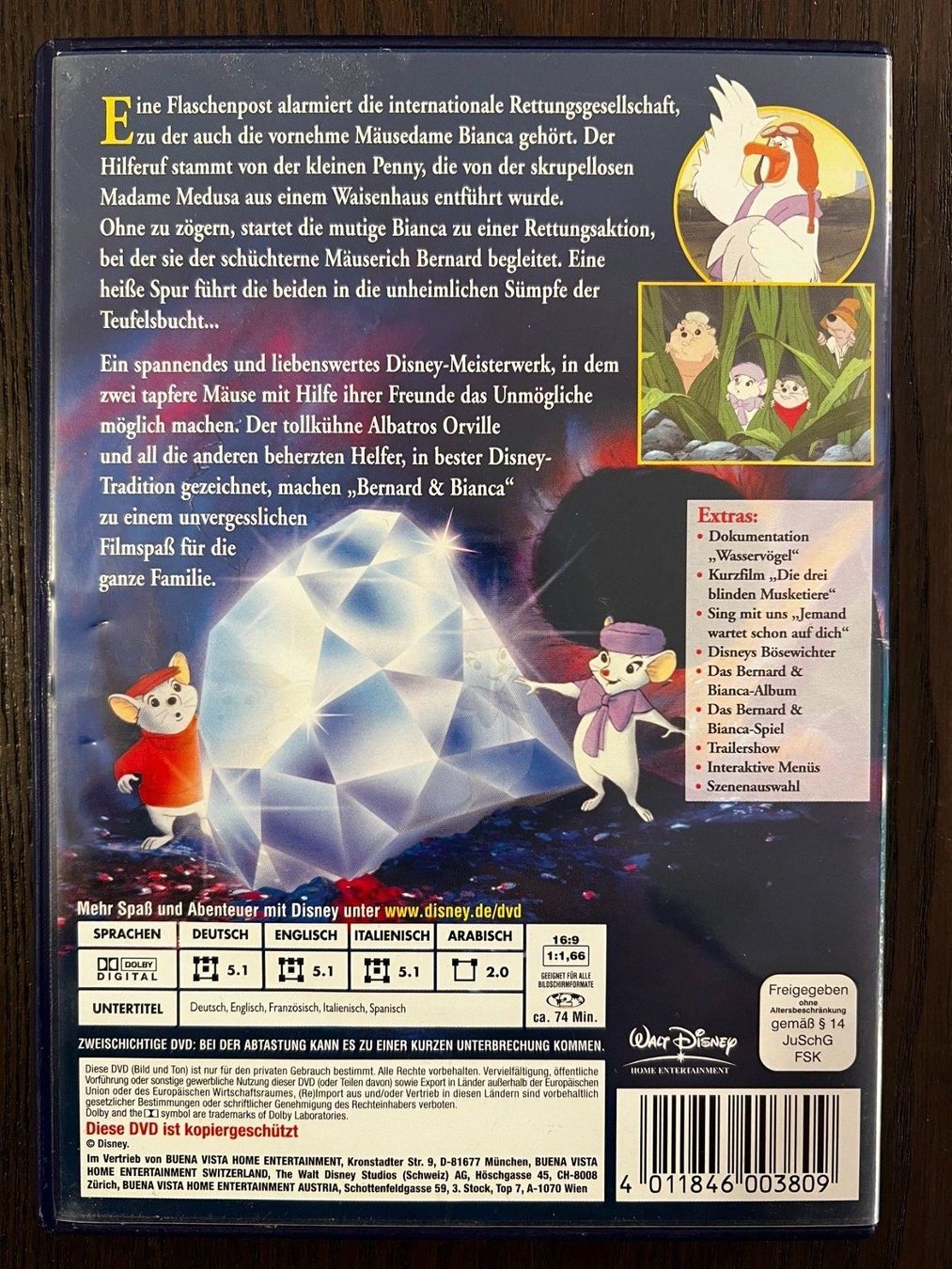 Alle DVDs: Bernard und Bianca – Gebraucht aus Zürich von FilmFreunde 1