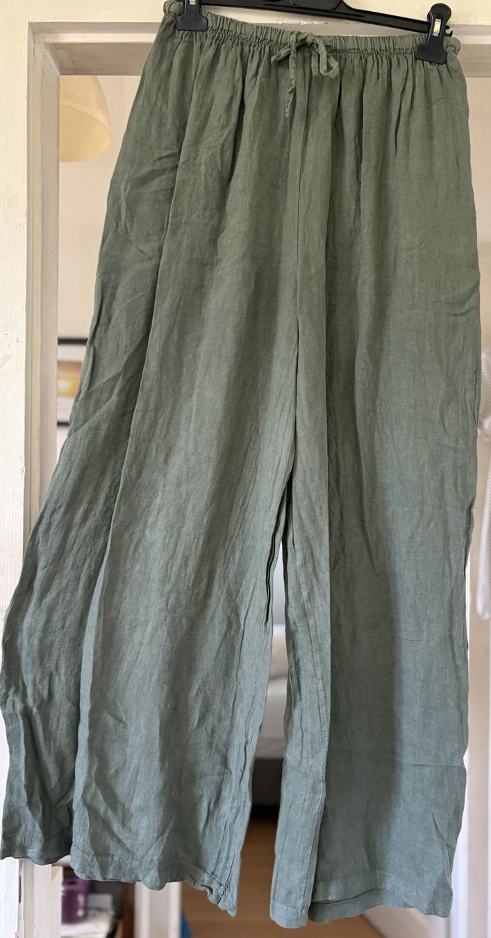 Pantaloni: PANTALONS EN LIN! M – Nuovo e nell'imballaggio originale da Locarno venduto da NicoNion 1