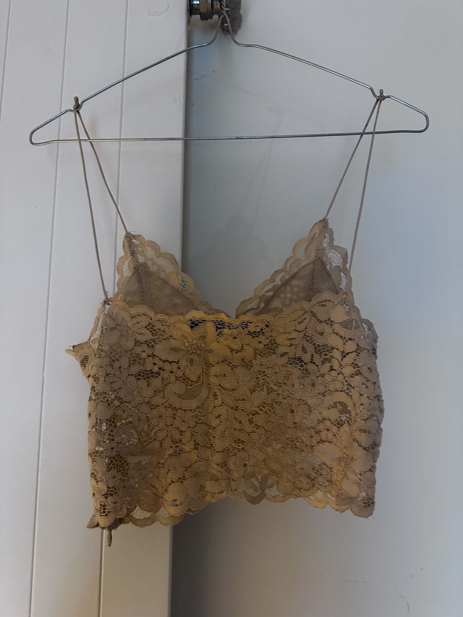 Zara Top: Spitzentop Zara beige S – Usato da Zürich venduto da Misus.Flohmi 1