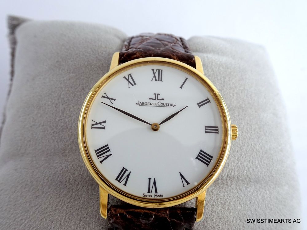 JAEGER LE COULTRE 18K CLASSIC ULTRA THIN 111.8.86 HANDAUFZUG