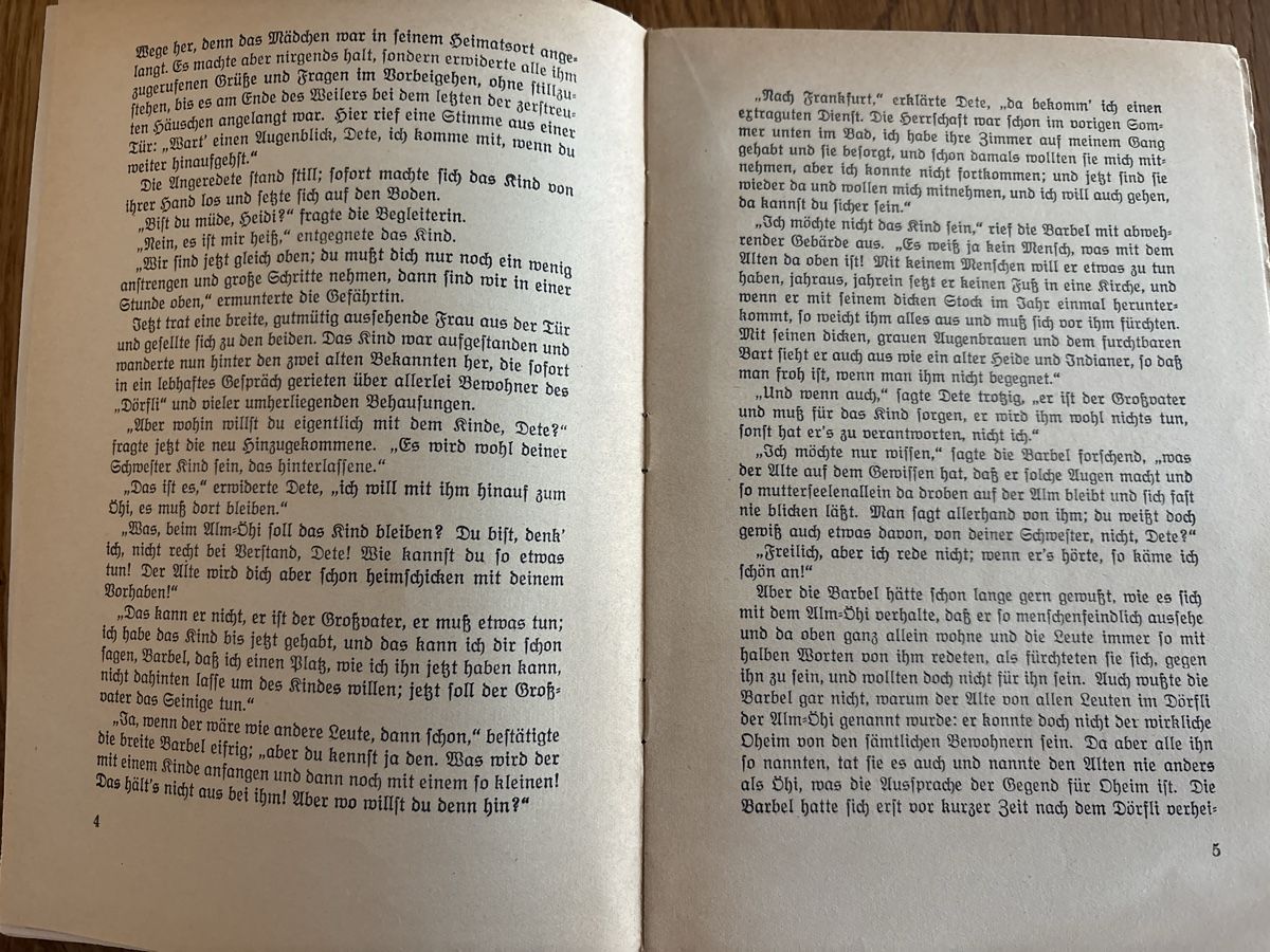 Libri: Buch Heidi Johanna Spyri alt – Usato da Chur venduto da copino 6