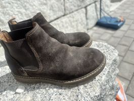 Chelsea Boots Wildleder dunkelbraun Grösse 32 