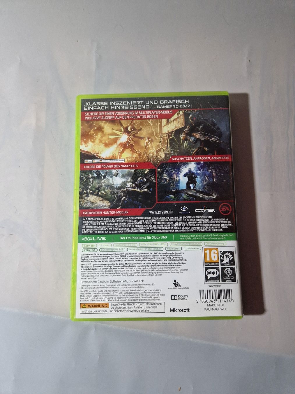 Microsoft Giochi: Crysis 3 Hunter Edition Xbox 360 Top! – Usato da Bönigen venduto da mike01014 1