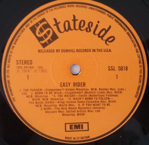 Dischi in vinile: Easy Rider, Original Soundtrack, Reissue 1969 – Usato da Zürich venduto da Chrigelvelo 3