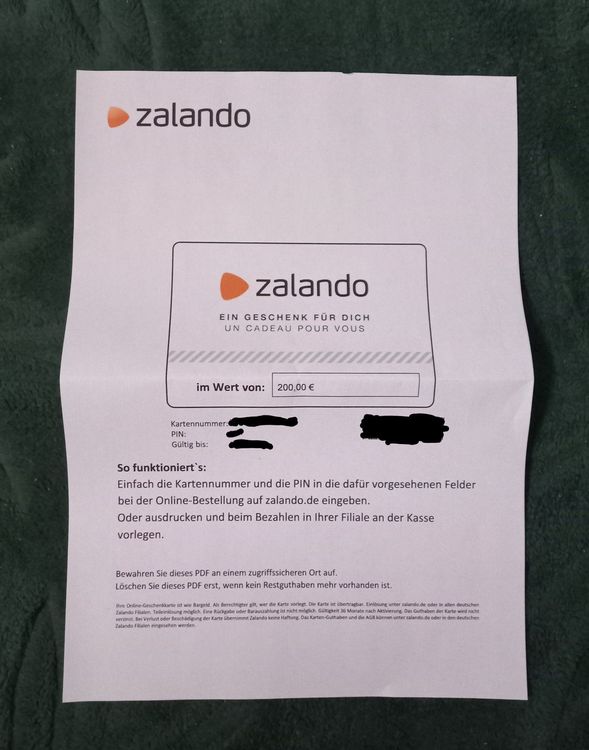 Coupon zalando hotsell spesa 200 euro