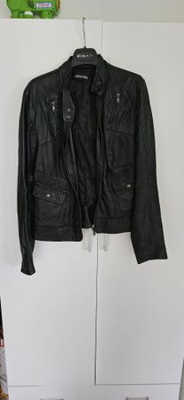 Leonardo Lederjacke Damen Gr. S, schwarz