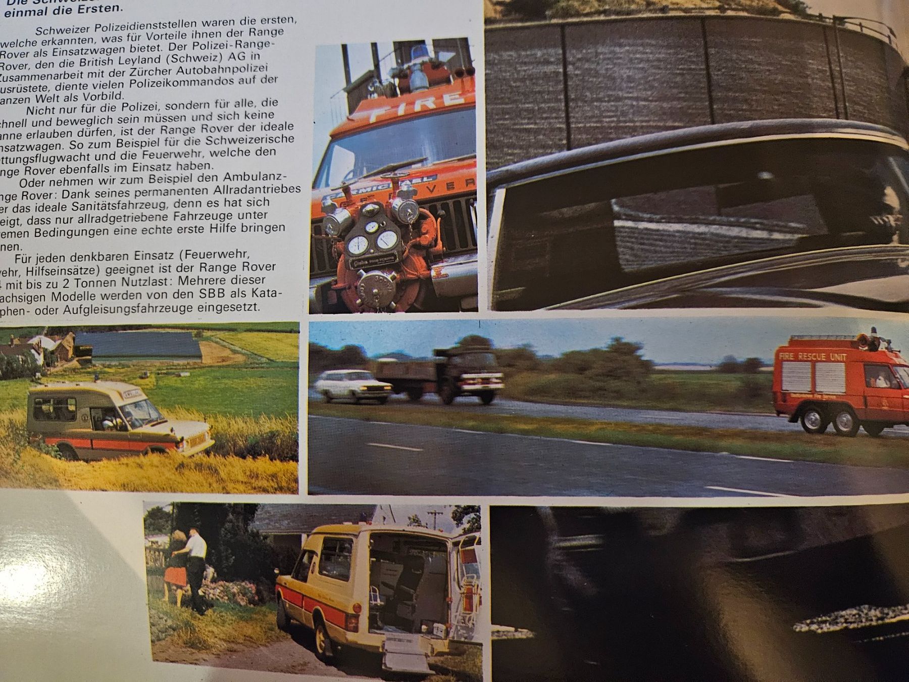 Land Rover Documenti: Range Rover Prospekt 1979 xa – Usato da Flawil venduto da sr1_f6st 4