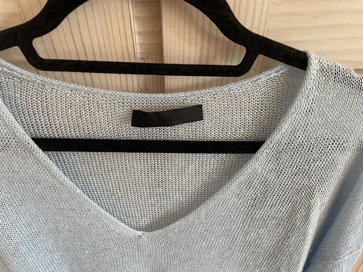 Maglioni & Felpe: Pullover MO&Co. hellblau, Glitzernde Pailletten, S, neu – Nuovo (secondo la descrizione) da Basel venduto da non_vn79 1