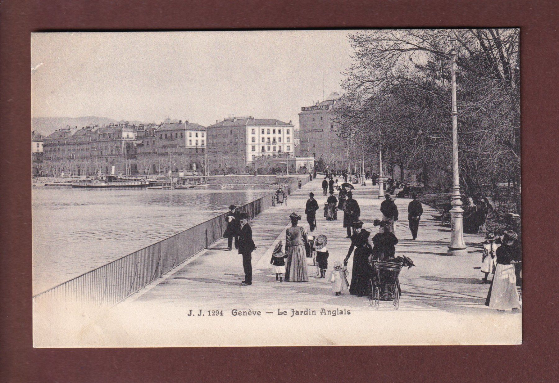 Cartoline postali: GENEVE - Jardin anglais – Usato da Pully venduto da nicecards