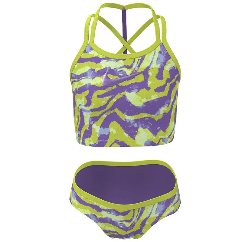 Badekleider & Bikinis: Nike Watercolor T-Crossback Midkini Mädchen – Neu und originalverpackt aus Spiez von Outlet-King 1
