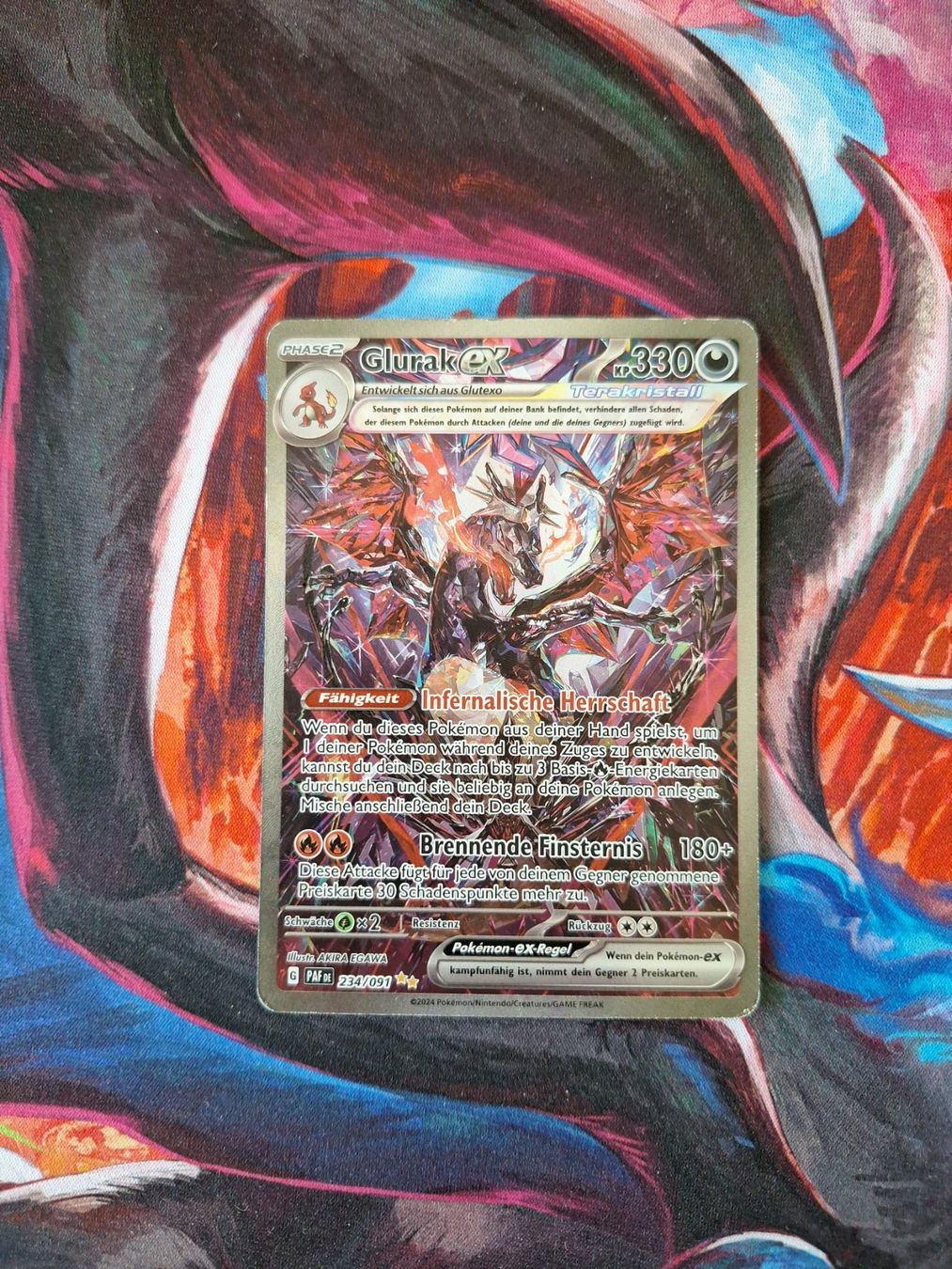 Pokémon Cartes à collectionner: Glurak ex - Paldes Schicksale - Deutsch - SIR – D'occasion à Altstätten SG par GGsGameshop 1